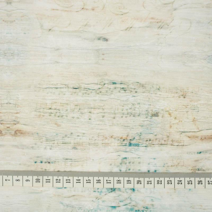 PARCHMENT pat. 1 (SEA ABYSS)  - Cotton woven fabric