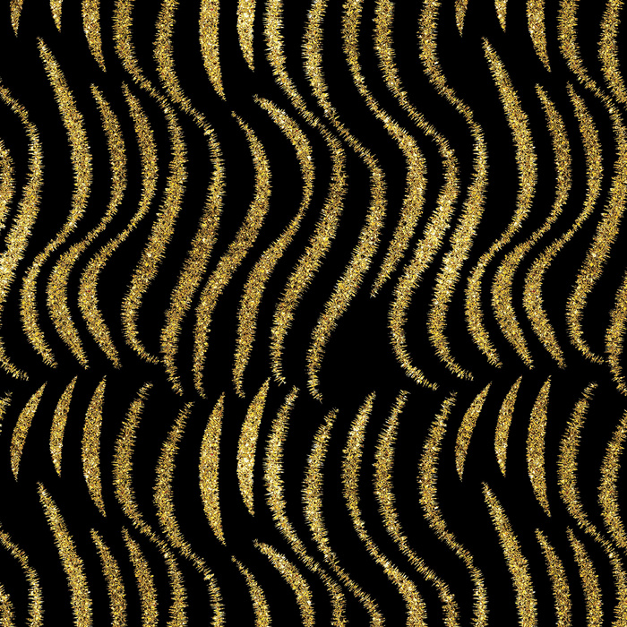 Black & Gold Glamour wz.9 - Nylonstoff PUMI