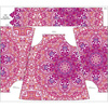 SUKIENKA "DALIA" MINI - KOLOROWA MANDALA wz. 2 - zestaw do uszycia XXL-XXXL