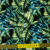 MINI LEAVES AND INSECTS PAT. 6 (TROPICAL NATURE) / black - single jersey