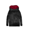 Sweatshirt mit Schalkragen und Fledermausärmel (FURIA) - BLACK SPECKS / ROSEN - Sommersweat ITY - XXL