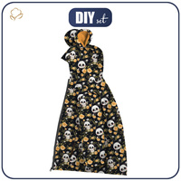 KINDERJACKE DINO (ZOE) - PANDY / BLUMEN - Nähset (158/164)