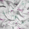 BUTTERFLIES PAT. 3 (WATER-COLOR BUTTERFLIES) - Cotton muslin