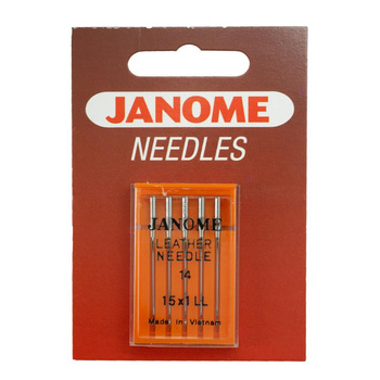 Jehly JANOME na kůže 5 ks - 90