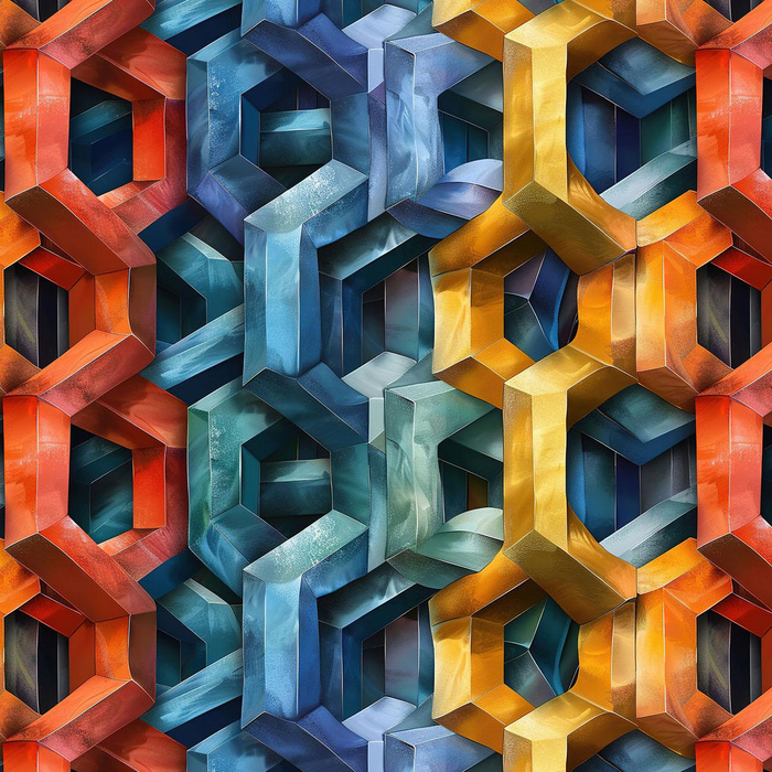 ABSTRACTION WZ.37 - teplákovina počesaná s elastanem ITY
