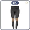 DAMEN THERMO LEGGINGS (GRETA) - LEOPARD / SPRENKEL - Nähset XXL