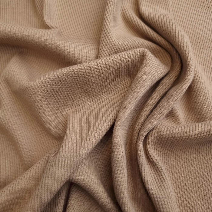 Ribbed knit fabric - CAMEL (D-212)