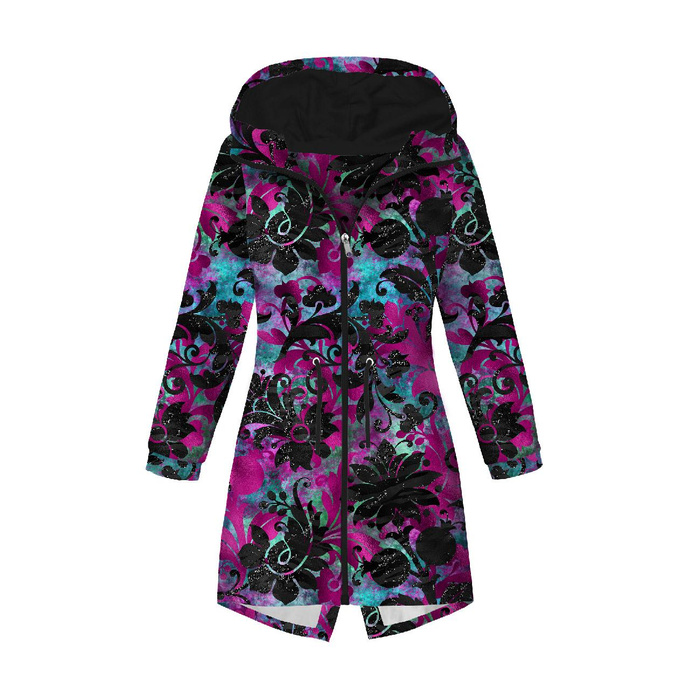 DÁMSKÁ BUNDA PARKA (ANNA) - FLORAL Vz. 9 - softshell L