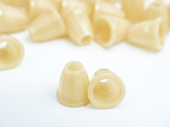 Plastic Cord Ends 11mm - BANANA