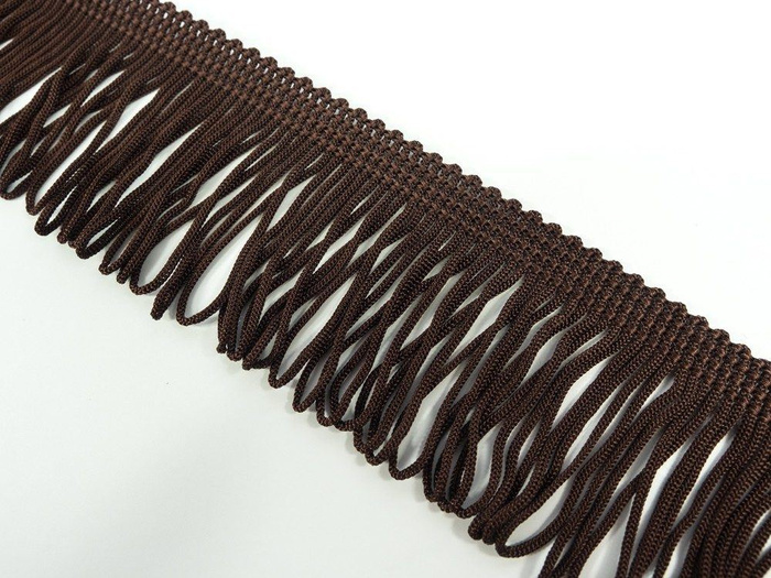 Chainette Fringe - BROWN