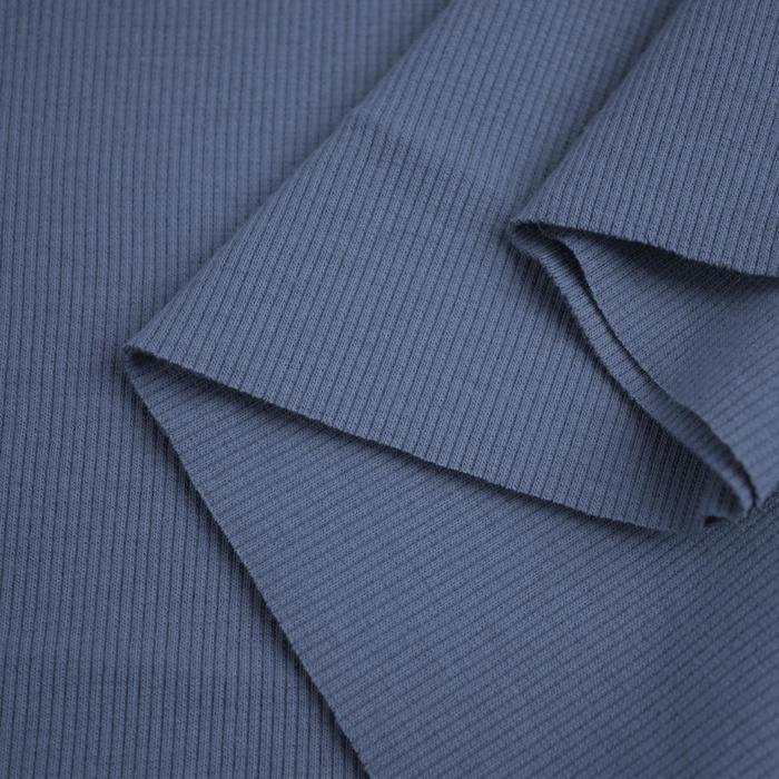 Ribbed knit fabric - DARK BLUE (M-06)
