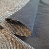 Loopback knit fabric with lurex thread - BLACK / Silver