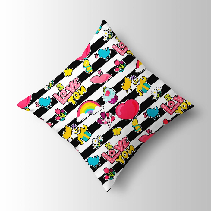 COLORFUL STICKERS PAT. 4 - lycra 300g