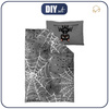 POŚCIEL DZIECIĘCA - HALLOWEEN CAT wz. 3 - zestaw do uszycia