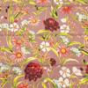 FLOWERS ON THE MEADOW pat. 3 / dusky pink - Chiffon