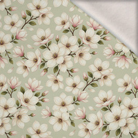 PASTEL FLOWERS WZ. 24 - brushed knitwear with elastane ITY