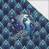 Stained Glass Night wz. 37 - Paneel (60cm x 50cm)- Single Jersey mit Elastan ITY
