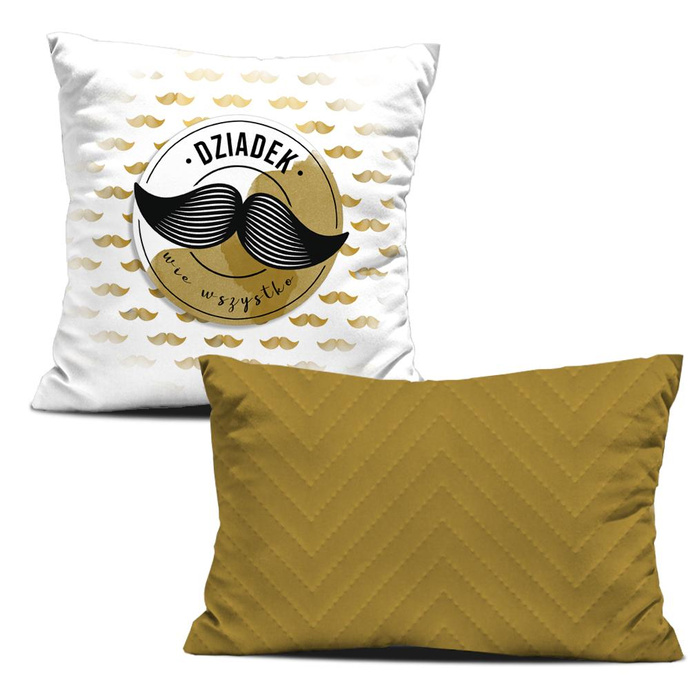 DECORATIVE PILOWS - DZIADEK WIE WSZYSTKO / mustache