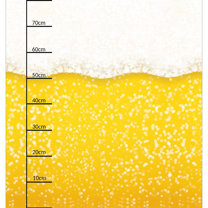 OKTOBERFEST BEER WZ.2 - PANEL (75cm x 80cm) dzianina drapana z elastanem ITY