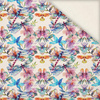 Butterfly & Flowers wz.16- Slub Weave