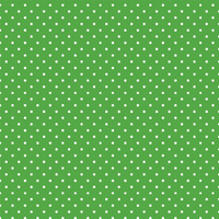 WEIßE PUNKTE / grün - Baumwoll Webware