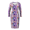 PENCIL DRESS "ALISA" (L) - ALCOHOL PASTEL WZ.4 - sewing set