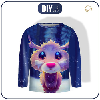 Longsleeve - ANIMOWANY JELONEK - zestaw do uszycia