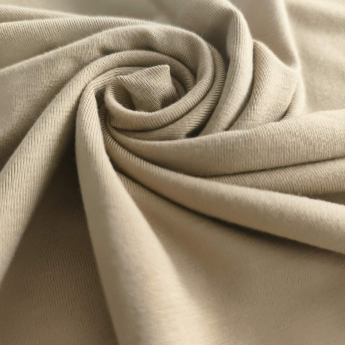 Bambusjersey mit Elasthan - BEIGE
