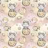 SPACE CUTIES pat. 4 (CUTIES IN THE SPACE) - Cotton muslin
