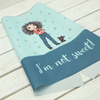 I’M NOT SWEET - panel Waterproof woven fabric EN