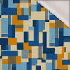 RETRO GEOMETRIC WZ. 3 - dzianina drapana z elastanem ITY
