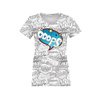 DAMEN T-SHIRT - COMICS / ooops - Single Jersey XL