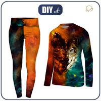 THERMO DAMEN SET (JANE) - WOLF / Galaxis - Nähset L