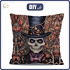 KISSEN 45x45 - SKELETON - Velours - Nähset