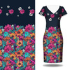 AQUARELL BLUMEN Ms. 7 - Kleid-Panel PTE200