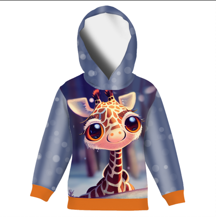 KID'S HOODIE (ALEX) - ANIMATED GIRAFFE - sewing set (110/116)