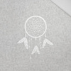 CUSHION PANEL - DREAM CATCHER / grey - HOME DECOR PREMIUM 