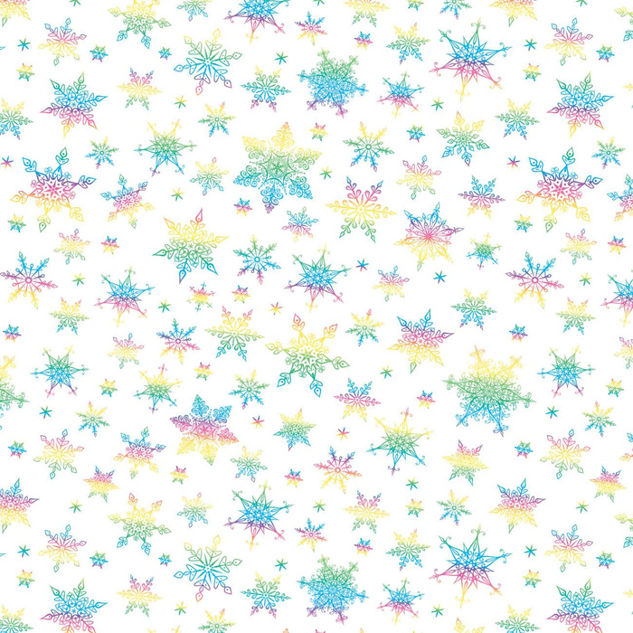 RAINBOW SNOWFLAKES 