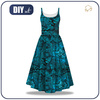 KLEID "ISABELLE" - SPITZEN SCHMETTERLINGE / blau - Nähset L