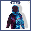 KID'S HOODIE (ALEX) - DARK ENERGY - sewing set (134/140)