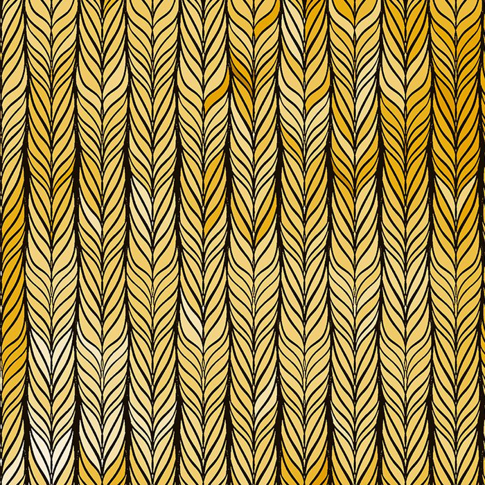 BRAID / yellow - looped knit 