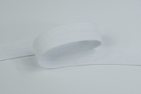Single Fold Bias Binding cotton - WHITE
