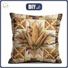 PODUSZKA 45X45 - BATIK 2 - welur tapicerski - zestaw do uszycia