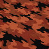 MINI CAMOUFLAGE / brick - POPLIN 100% cotton 