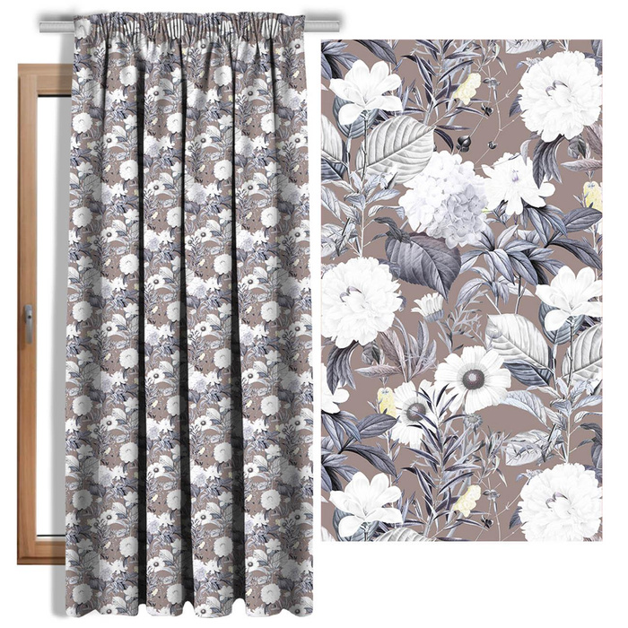 LUXE BLOSSOM M. 2 - bio single jerset mit Elastan Sommersweat