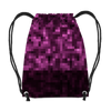 GYM BAG - PIXELS pat. 2 / purple - sewing set
