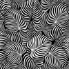 ZEBRA BLÄTTER - Lycra 300g