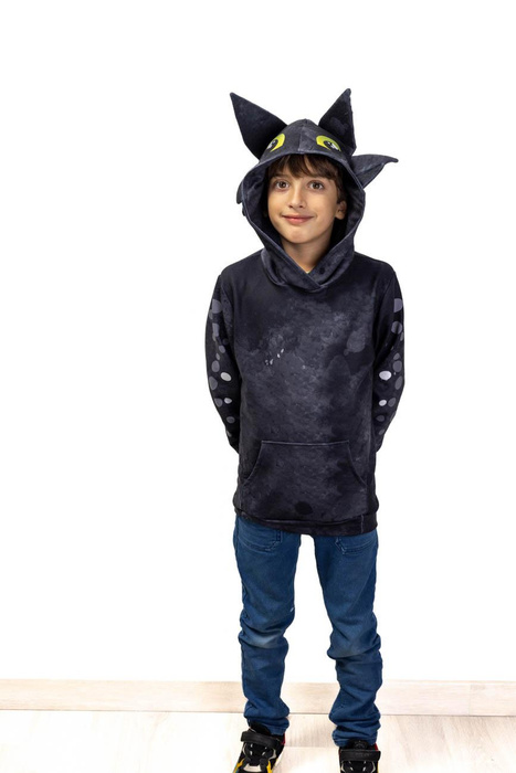 KINDER HOODIE (PARIS) - TIGER - Nähset (122/128)