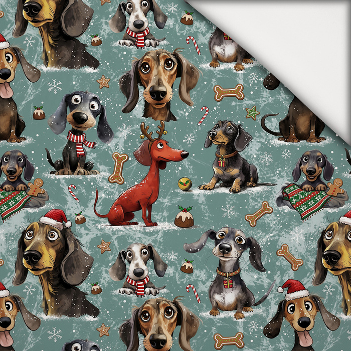 DOGS WZ. 3 / CHRISTMAS - light brushed knitwear