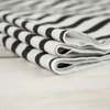 STRIPES - BLACK AND WHITE (BIRDS IN LOVE) - single jersey with elastane 
